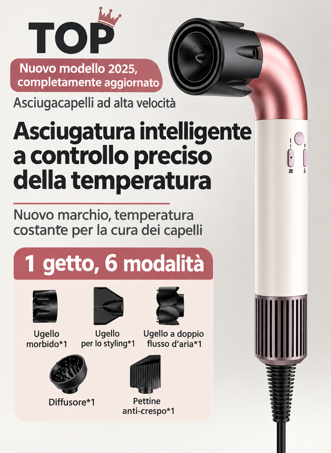 Asciugacapelli PROFESSIONALE